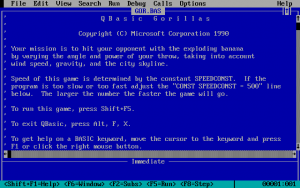 Screenshot of the Gorillas open source code